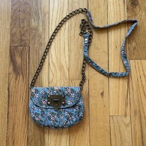 Super Cute Floral Chain Strap Crossbody Purse